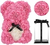 Подаръчна розова мечка в кутия Rose Teddy Bear, снимка 1