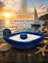 Свещ “Blue Harmony ”, снимка 1