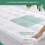 Бамбук топ матрак 140x190 см с 3D пълнеж до 30 см, снимка 4