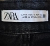 Черни дънкови шорти ZARA с висока талия, снимка 4