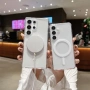 Magsafe Magnetic Силиконов прозрачен калъф Samsung S26, снимка 2