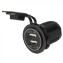 Двоен USB адаптер за вграждане 2x2.1A, 12V/24V, водоустойчив панел за камион, АТВ, лодка 10035, снимка 9