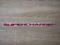 червен надпис Supercharged, снимка 1