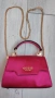 Нова дамска оригинална розова чанта Guess Velina Mini Bag, снимка 6