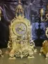 Автентичен френски каминен часовник  Louis XVI – позлатен бронз (Ormolu), ХIХ век , снимка 5
