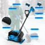 Акумулаторен снегорин Уред за почистване на сняг съвместим с Makita, снимка 5