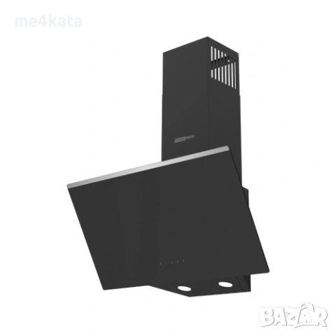 Абсорбатор Angled Curved Black 60 см – сензорно управление, 450 m³/h, LED, снимка 2 - Декорация за дома - 54211056