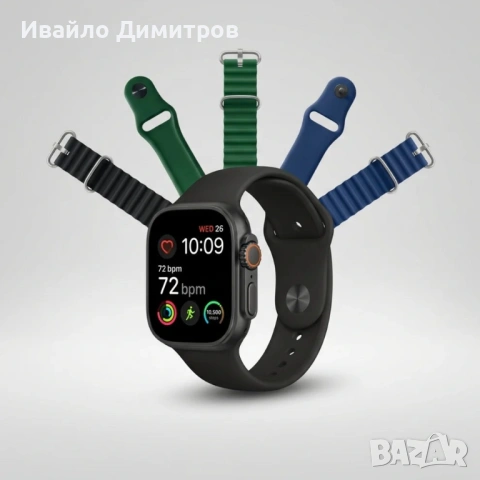 Смарт часовник Ultra 2.0 със 7 каишки, снимка 5 - Мъжки - 54215365