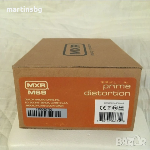 Дисторшън за китара Dunlop MXR M69 Prime Distortion, снимка 8 - Други - 54728921