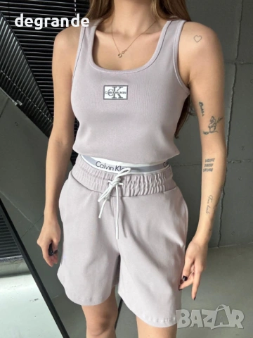 🎀Спортен Комплект Calvin Klein Лого Бродерия, снимка 4 - Комплекти - 54779782
