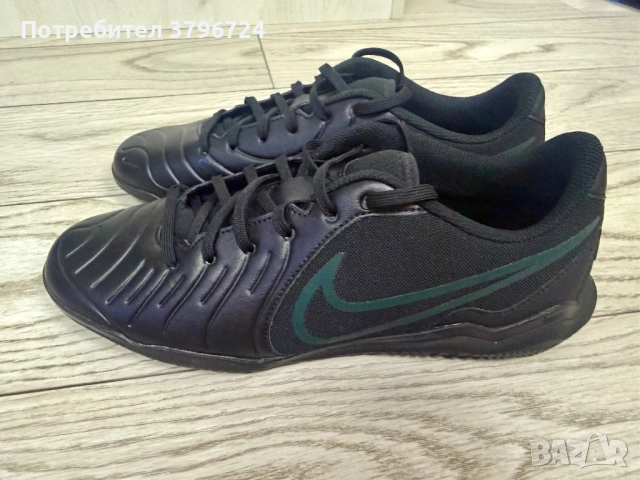 Nike, Футболни обувки Tiempo Legend 10 Academy IC от еко кожа и текстил, Черен, р-р 42.5, снимка 3 - Спортни обувки - 54715926