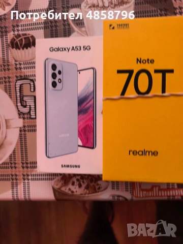 Продавам телефони realme Note70T чисто нов с 2 години гаранция , снимка 3 - Други - 55247921