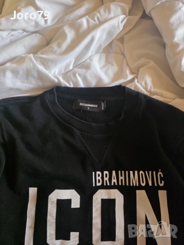 DSQUARED2 X Zlatan Ibrahimovic ICON  Мъжки Суичър Горница Раз.S, снимка 8 - Суичъри - 54389357