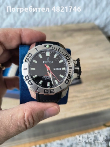 Нов часовник Festina Professional Diver 20 bars, снимка 9 - Мъжки - 54477725