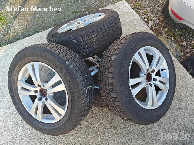 Mercedes 17 цола 5x112 ОригиналниАлуминиеви Джанти с гуми, снимка 2 - Гуми и джанти - 54607155