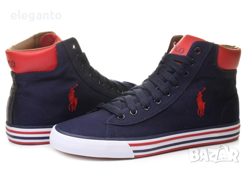 Оригинални мъжки обувки Polo Ralph Lauren Harvey Canvas High , 41 размер