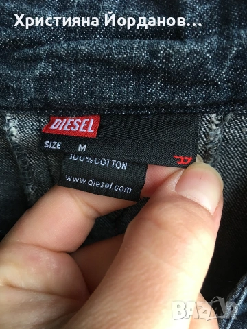 Винтидж дънково яке Diesel, M, снимка 2 - Якета - 54328363