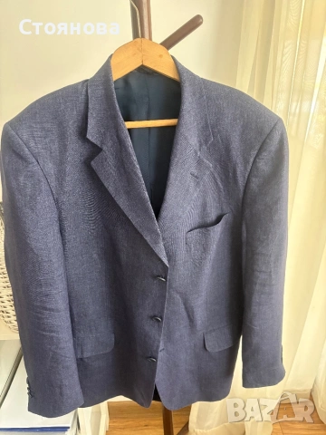 Опигинално ленено сако Calvin Klein, снимка 2 - Сака - 54515025
