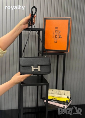 Hermes Нова Дамска Кожена Чанта Ерме Различни Цветове , снимка 10 - Чанти - 54866807