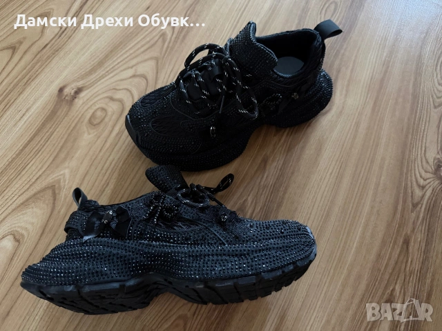 Дамски маратонки с камъни , снимка 5 - Маратонки - 55051248