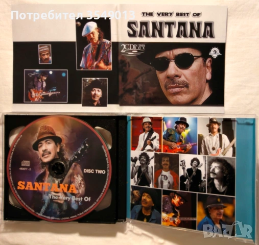 CD / ЦД компакт дискве - SANTANA  [2 CD] двойни дискове, снимка 3 - CD дискове - 54887956