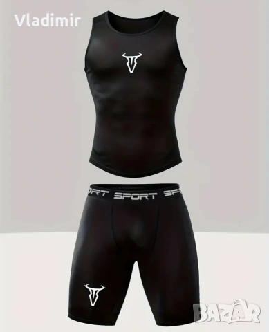 Мъжки спортен комплект , снимка 2 - Спортни дрехи, екипи - 54327128