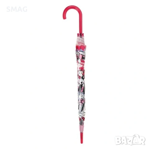 Автоматичен детски чадър Hello Kitty, цикламен_1253388, снимка 4 - Чадъри - 54298572