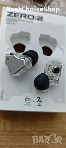 Слушалки 7 Hz x Crinacle Zero 2, разглобяем кабел с OFC проводник, Hi-Fi звук, жак 3.5, IEM, снимка 5 - Слушалки, hands-free - 55165049