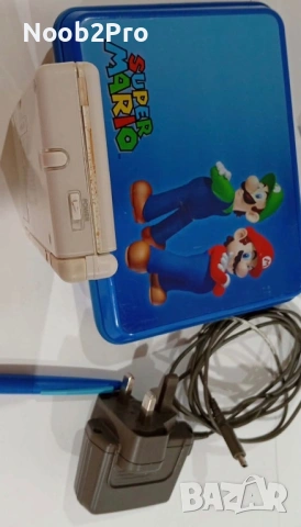 Nintendo DS Lite White + Super Mario Case + Charger, снимка 4 - Nintendo конзоли - 54635671
