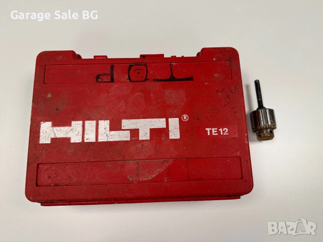 Hilti TE 12 SDS перфоратор с оригинален куфар, снимка 7 - Перфоратори - 55126161