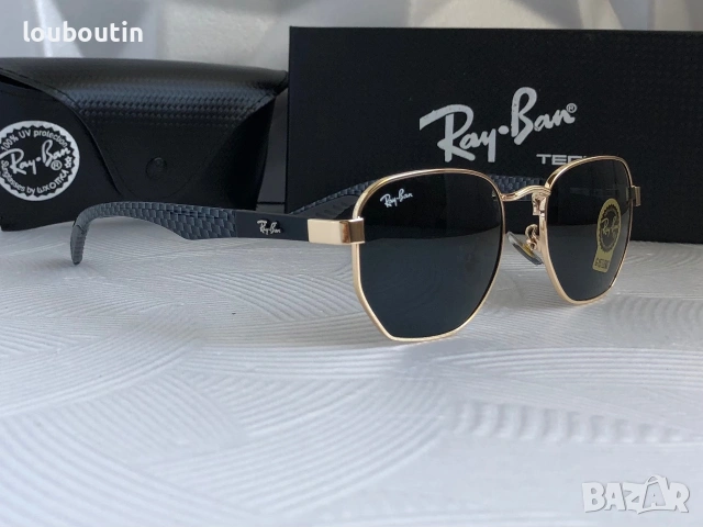 Ray Ban Ferrari 2 цвята мъжки слънчеви очила минерално стъклоло дамски унисекс, снимка 15 - Слънчеви и диоптрични очила - 55148894