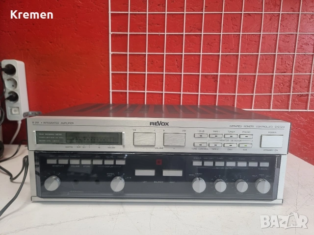 Усилвател REVOX B 251, снимка 3 - Ресийвъри, усилватели, смесителни пултове - 55133293