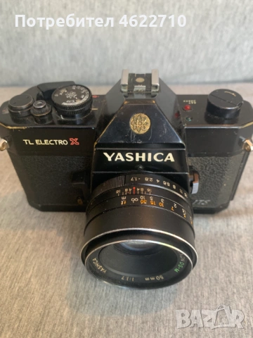 фотоапарат Yashica TL electro ITS + 50mm 1,7, снимка 3 - Фотоапарати - 54811357