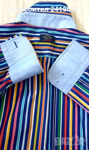 Paul & Shark Cotton  Mens Size 44  / XL ОРИГИНАЛ! МЪЖКА РИЗА!