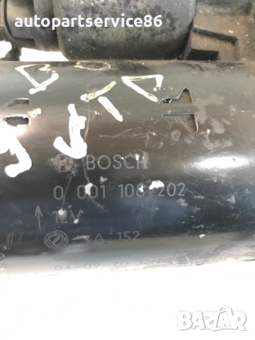 Стартерен двигател Bosch за Fiat Doblo 1.9 Jtd (2006) 0001108202, снимка 3 - Части - 54502378