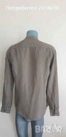 Blauer Len/ Лен Slim Fit Mens Size M НОВО! ОРИГИНАЛ! Мъжка Ленена Риза, снимка 10 - Ризи - 54466671