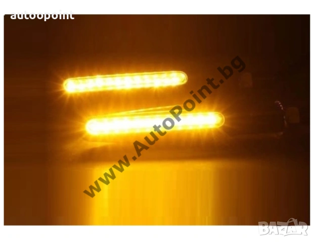 LED Мигачи за мотор скутер мотоциклет, снимка 3 - Аксесоари и консумативи - 53983138