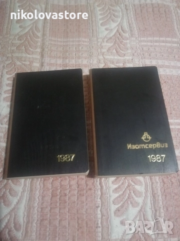редки тефтери от 1987