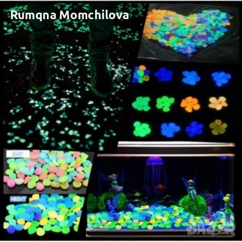 Светещи камъни 100 бр, снимка 2 - Декорация за дома - 54139055