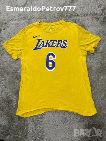 Мъжка баскетболна тениска Найк Lakers James6