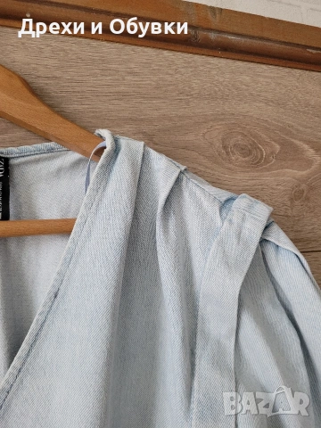 Дънкова рокля Zara , снимка 7 - Рокли - 54096591