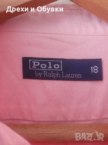 Нова розова риза POLO RALPH LAUREN , снимка 9 - Ризи - 54340687