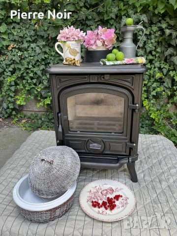 Чугунена печка на дърва 5kW , снимка 2 - Отоплителни печки - 54167239