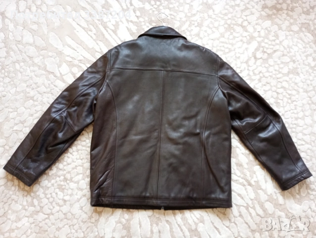 Calvin Klein мъжко кожено яке от естествена кожа XLT, снимка 2 - Якета - 54573258