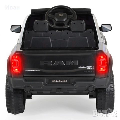 ТОП ЦЕНАНОВО!Акумулаторен джип RAM POLICE BLACK с 12V батерия,EVA гуми,сигнални светлини,дистанно, снимка 10 - Детски велосипеди, триколки и коли - 55083898