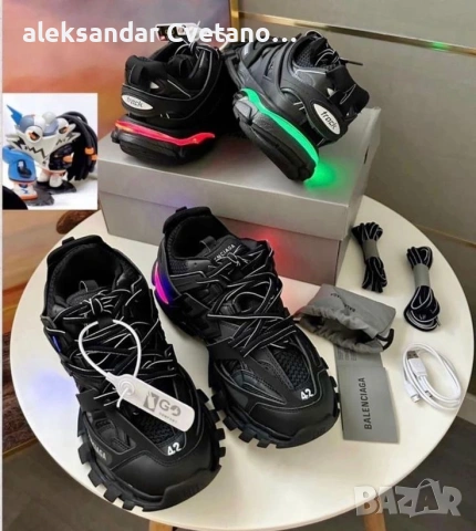 Balenciaga track led , снимка 2 - Ежедневни обувки - 54662153
