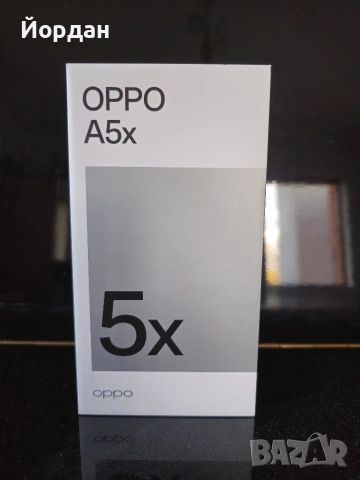 Нов телефон OPPO A5x 4gb ram, 128gb памет!!!