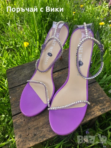 Сандали на ток Stuart Weitzman 42.5 размер, снимка 7 - Сандали - 54367211