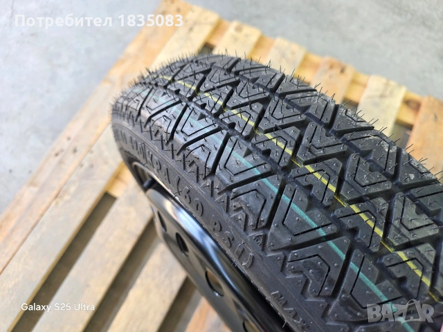 Резервна гума/патерица 17ка 5х120 Opel, снимка 3 - Гуми и джанти - 54294729