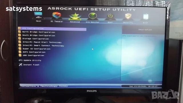 Дънна платка ASRock H61M-DGS Socket LGA1155 CPU+FAN+RAM, снимка 10 - Дънни платки - 55341718
